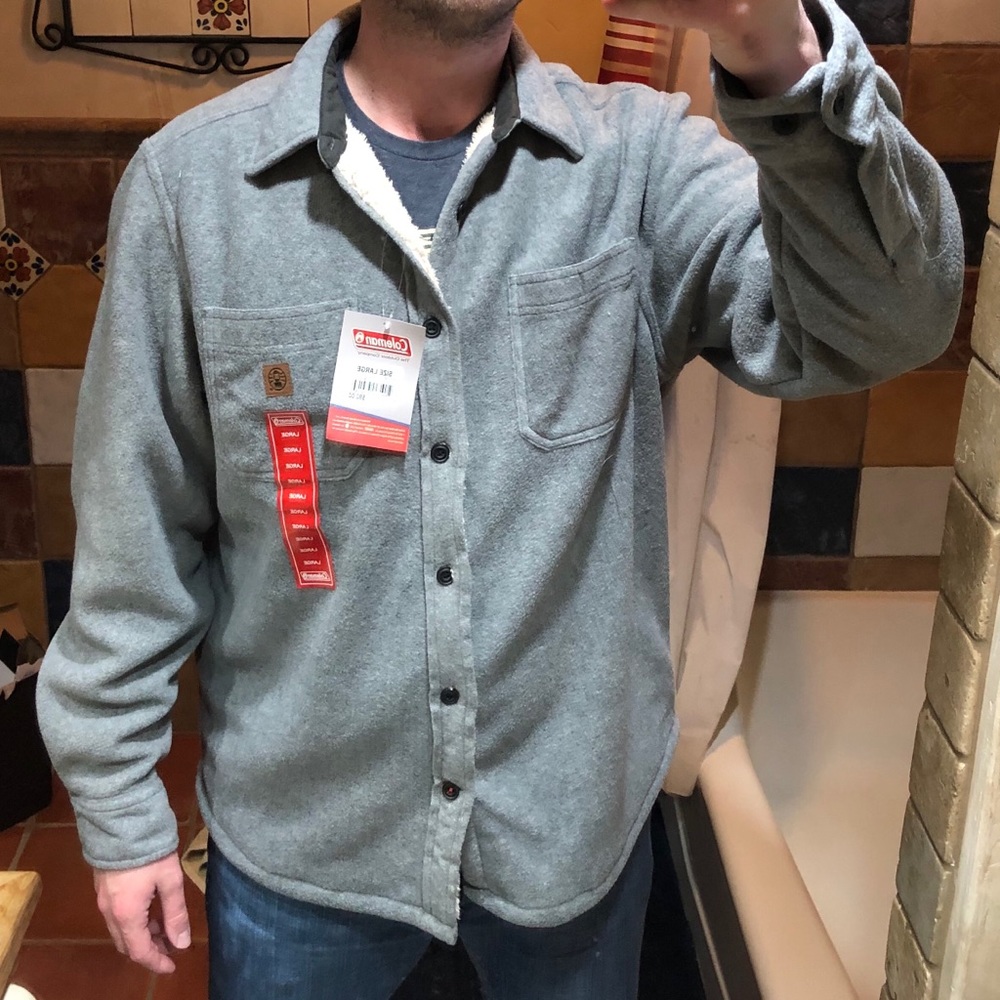 Fleece Lined Shirt Jacket - Coleman